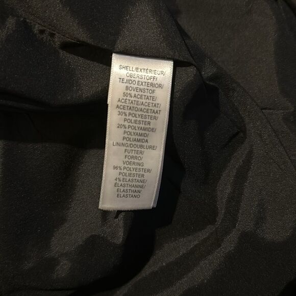 Aidan Mattox Black Jacquard Off Shoulder Dress size 4 NWT - Picture 11 of 11